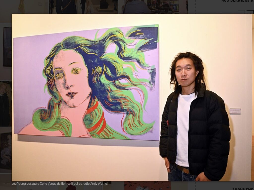 Léo Yeung was featured in Technikart’s coverage of Art Basel Paris 2026 at the Grand Palais, published as part of L’Œil de Technikart.